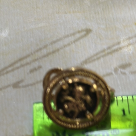 Monet French Clip Earrings on original card Gold Metal - 3/4” - Picture 8 of 8